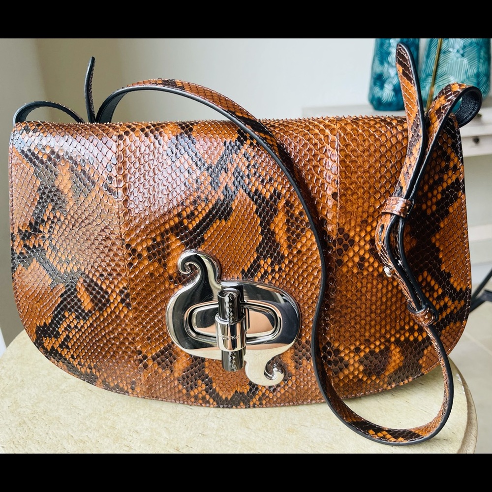 Authentic Prada Python Shoulder Bag - image 2